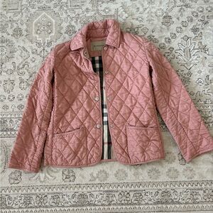 Burberry Pink Quilted Puffer Jacket